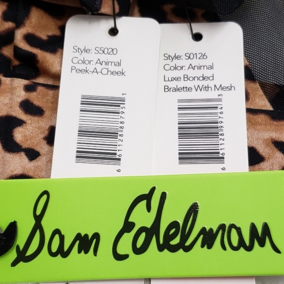 LAST ONE! Sam Edelman Leopard Bra Pantie Set - Picture 6 of 6